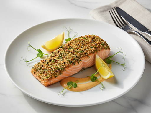 Lachs mit A-Mare Kruste