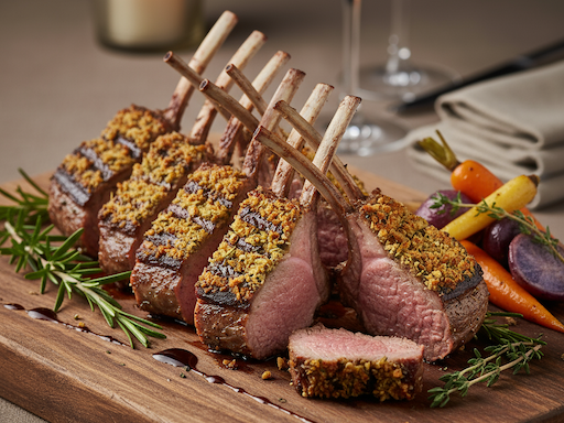 Lamm-Karree vom Grill