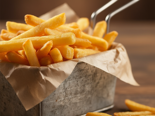 Goldene Pommes Frites