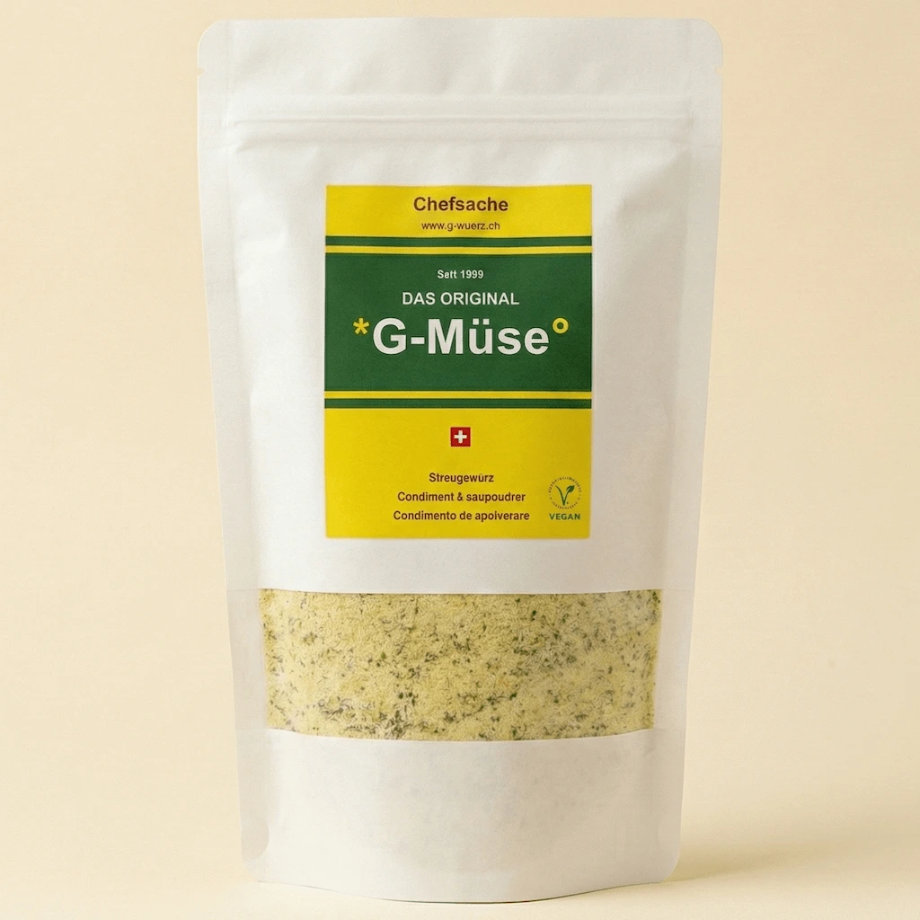 G-Müse Nachfüllpackung Nahaufnahme